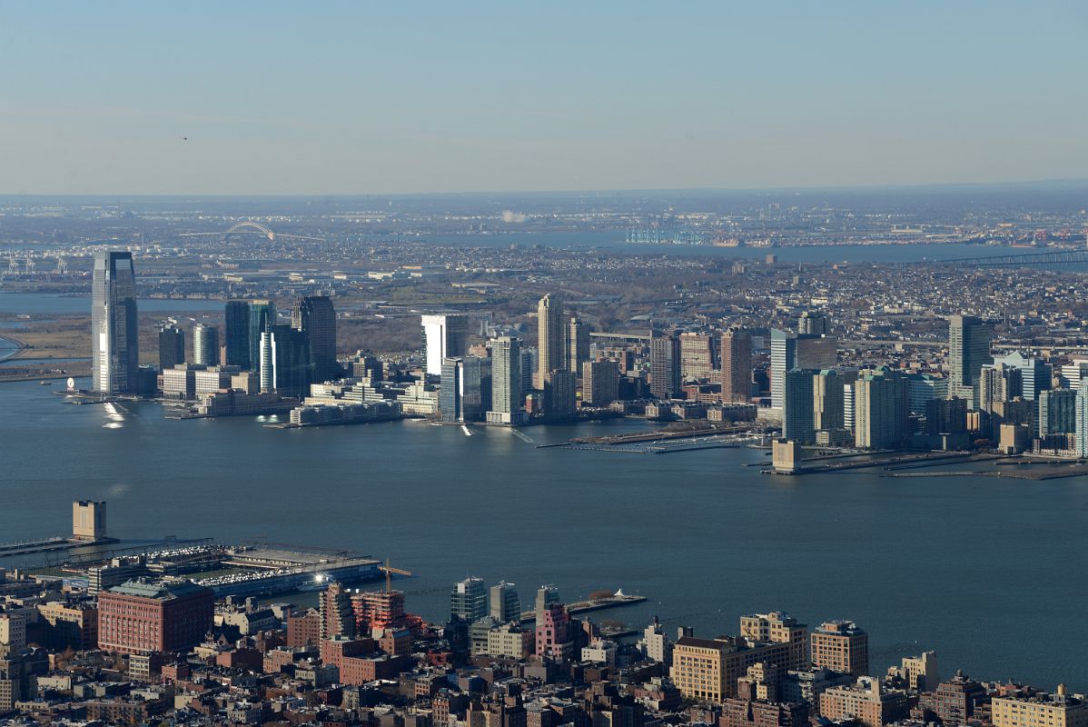 New York City Empire State Building 10B Jersey City Across The Hudson River